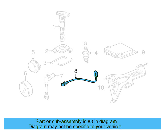 Knock Sensor 077-905-377-G - View 3