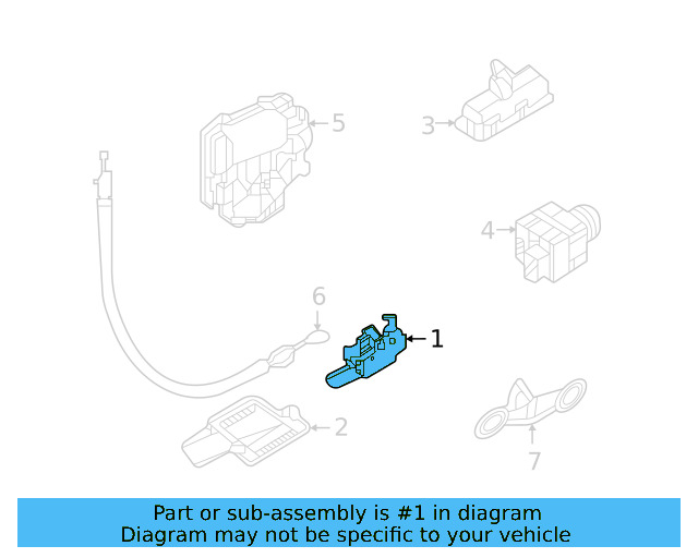 Latch 11A-827-505 - View 3
