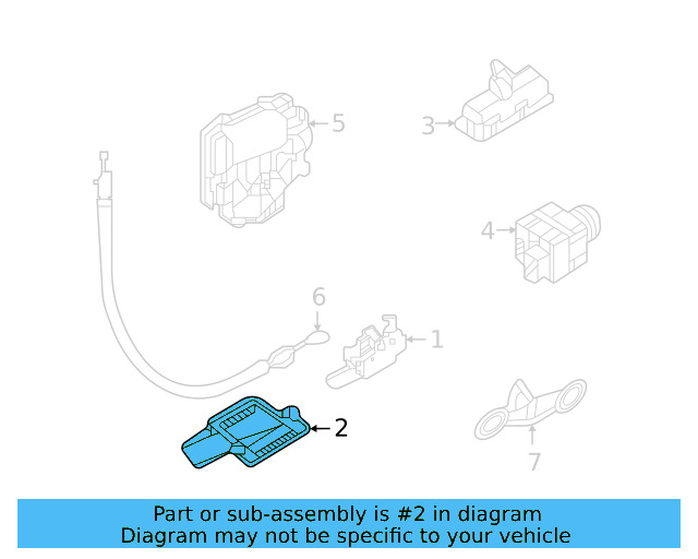Latch Cover 11K-827-520-9B9 - View 3