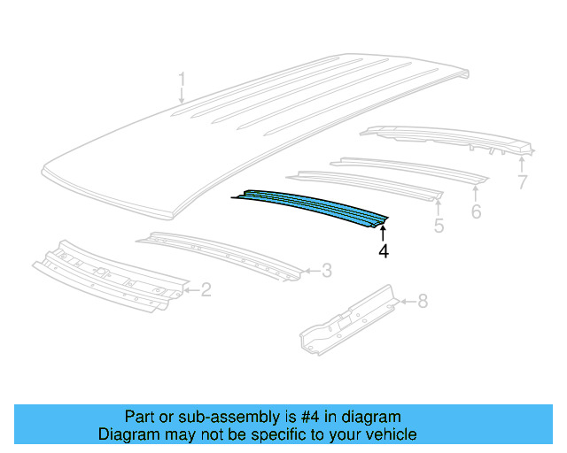 Center Bow 7B0-817-125 - View 4