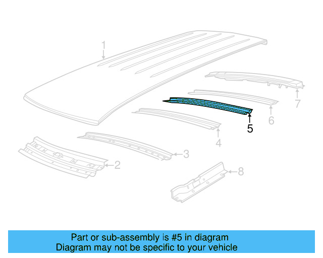Center Bow 7B0-817-131 - View 3