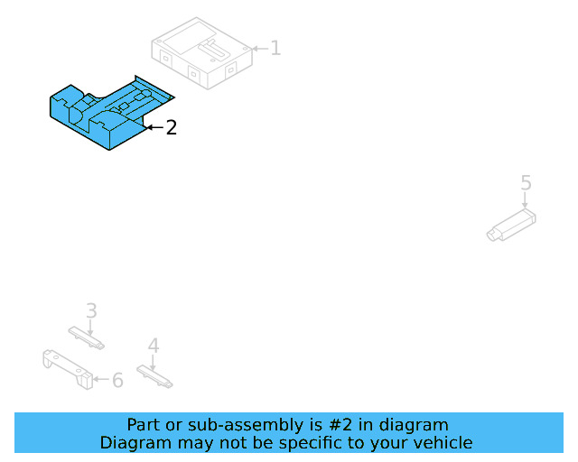 Control Module Bracket 5K0-971-280-A - View 4
