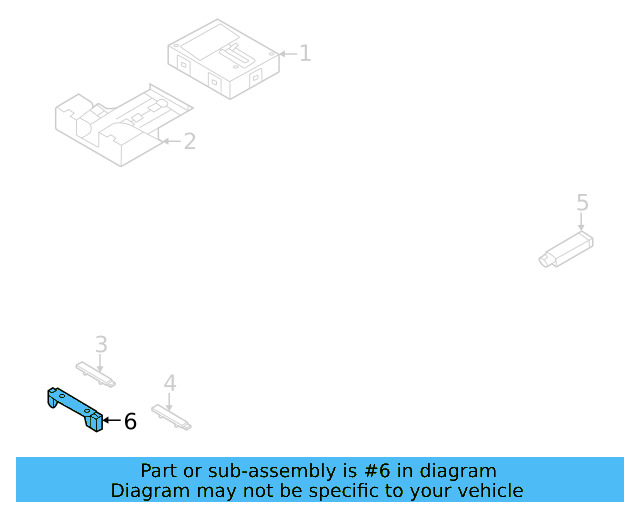 Antenna Holder 5K0-962-283 - View 20
