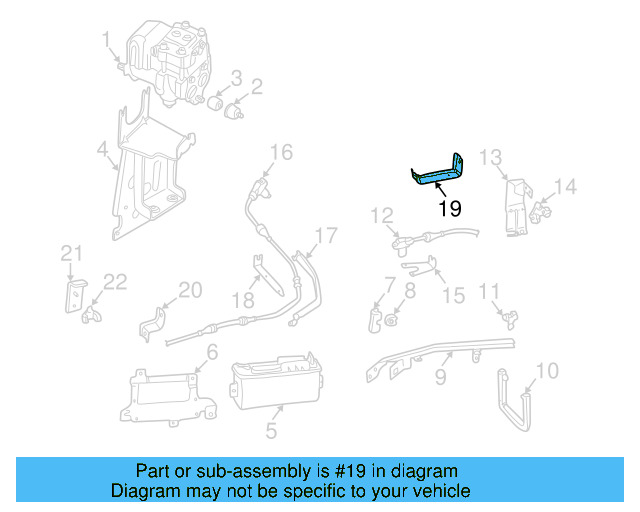 Rear Sensor Bracket 701-971-852 - View 4