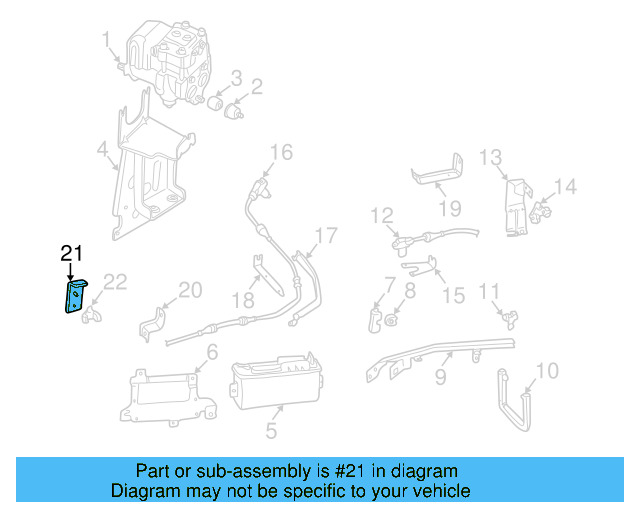 Rear Sensor Holder 701-971-804-C - View 6