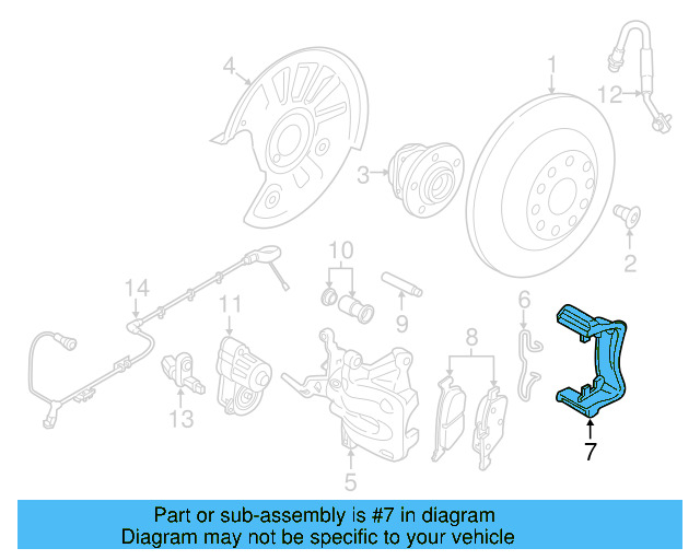 Caliper 3Q0-615-424-A - View 7