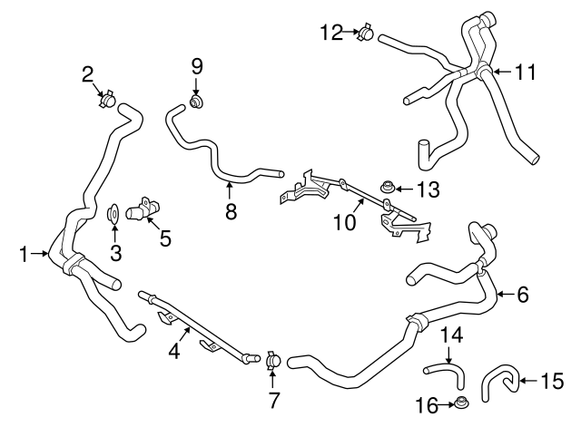 Reservoir Hose Clamp N-906-869-02 - View 270