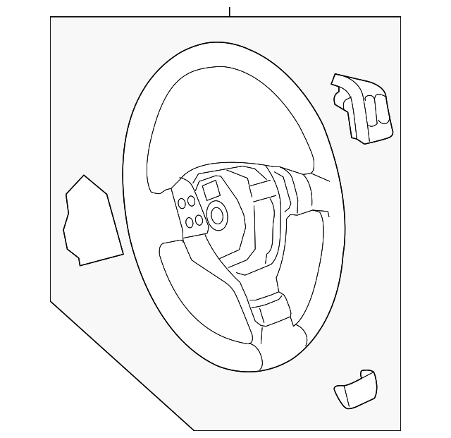 Steering Wheel 5C0-419-091-M-E74 - View 2