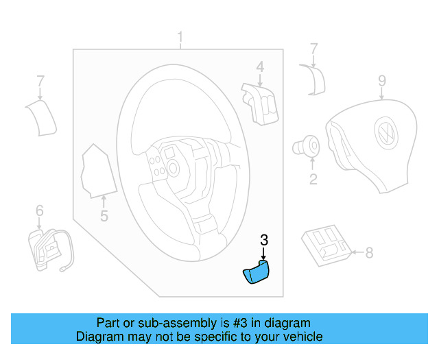 Switch Cover 5C0-498-685-81U - View 12