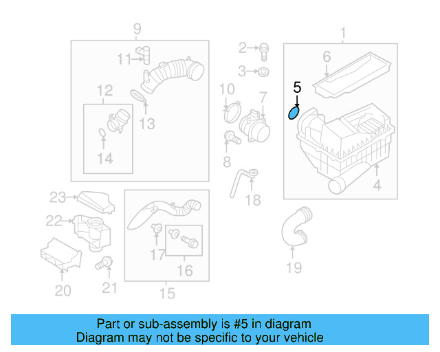 Adapter Seal 3C0-129-646 - View 27