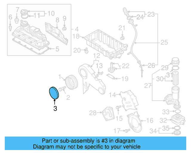 Valve Cover 03L-103-469-K - View 4