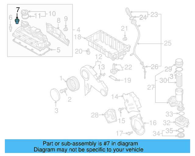 Filler Cap Gasket 036-115-111-B - View 65
