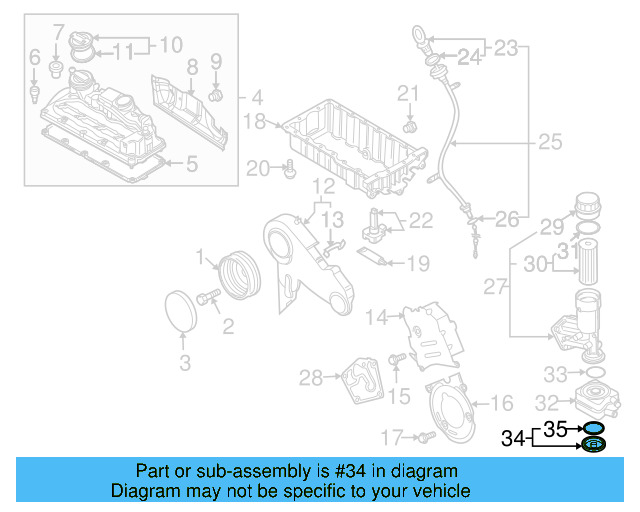 Oil Cooler 038-117-021-E - View 4