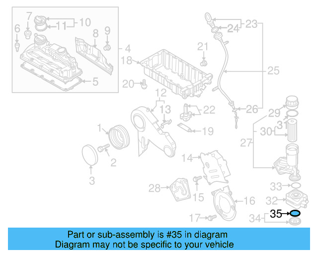 Engine Oil Cooler O 038-117-070-A - View 20