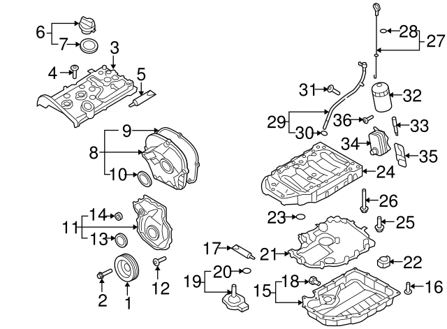 Timing Case Bolt N-910-967-02 - View 28