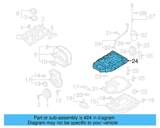 Oil Pan 06J-103-603-BD - View 6