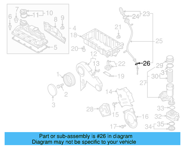 Upper Oil Pan Bolt N-910-506-01 - View 3