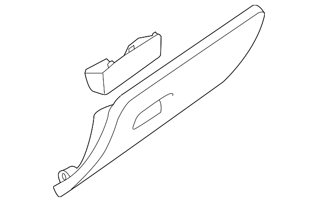 Glove Box Door 7P1-857-122-C-81U - View 2