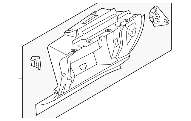 Glove Box Frame 7P1-857-114-H-H67 - View 2