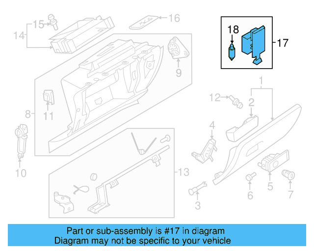 Glove Box Lamp 1J0-947-301 - View 5