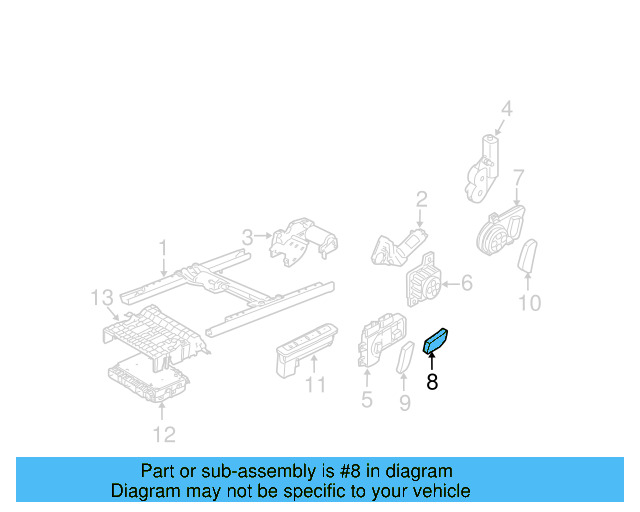 Adjust Knob 8K0-959-815-4PK - View 7