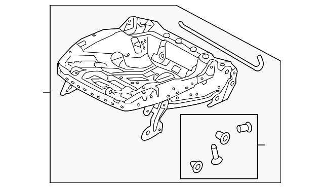 Seat Frame 3C8-881-157 - View 2