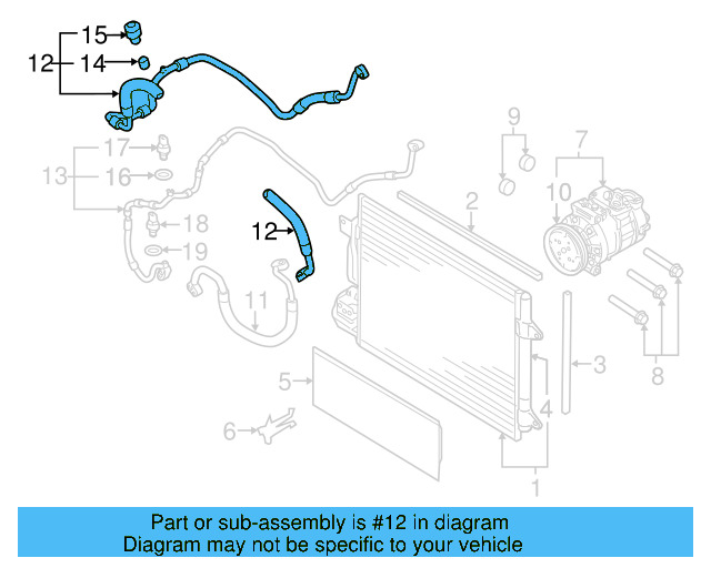 AC Hoses 1K0-820-743-FG - View 3