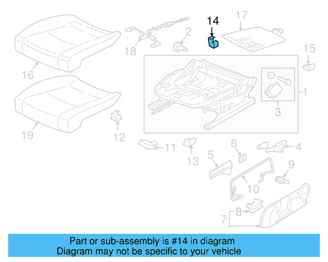 Track End Cover 5G0-881-347-G-9B9 - View 2