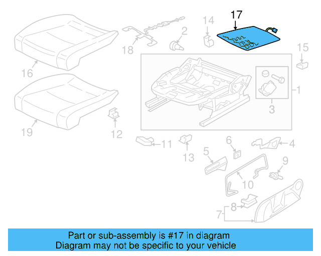 Seat Cushion Heater 5GM-963-555-H - View 3