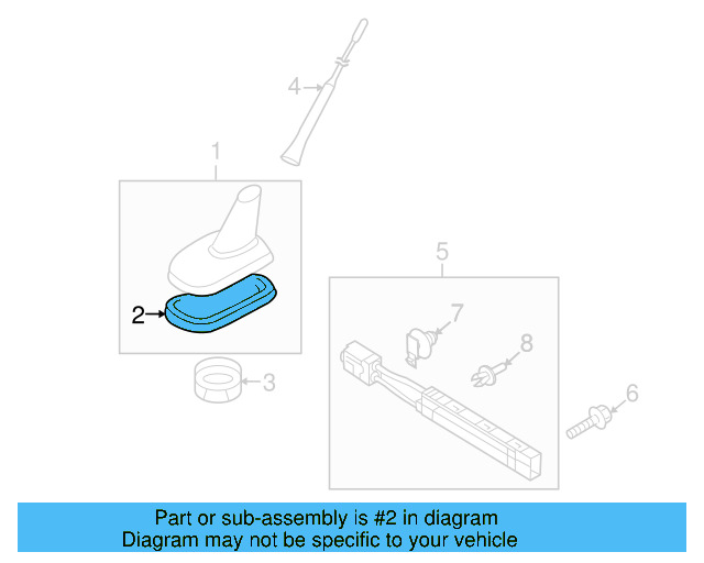 Radio Antenna Base Nut 1J0-035-437 - View 16