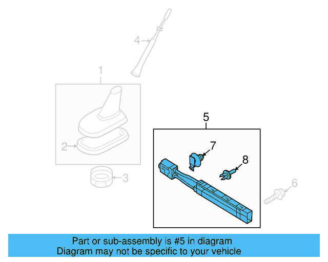 Antenna Booster 5N0-035-552-D - View 3