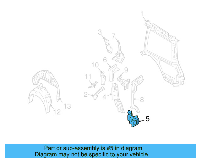 Lower Panel 1J0-810-422-A - View 3