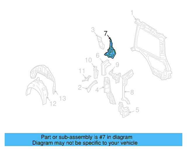 Outer Wheelhouse 1J5-803-424-K