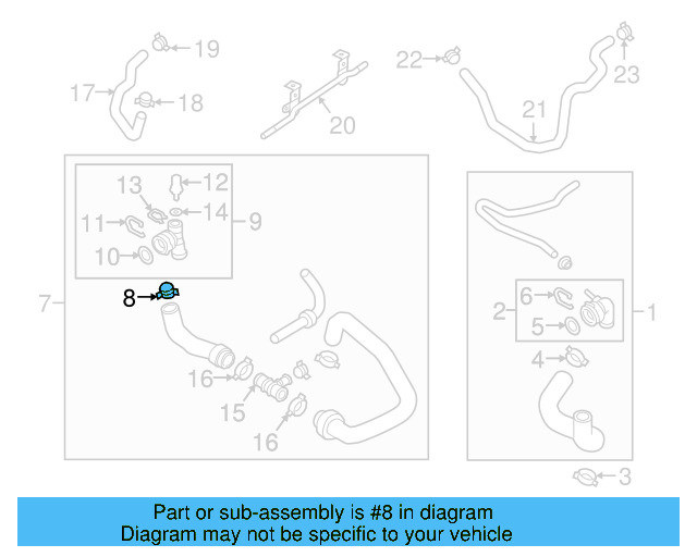 Upper Coupling Clamp N-909-265-01 - View 73