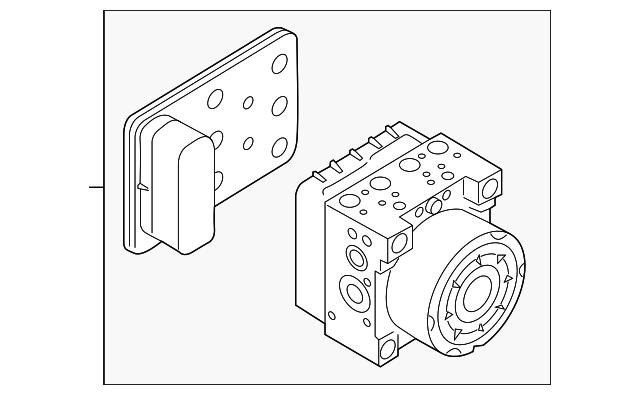ABS Hydraulic Assembly 5Q0-614-517-DR-BEF - View 2