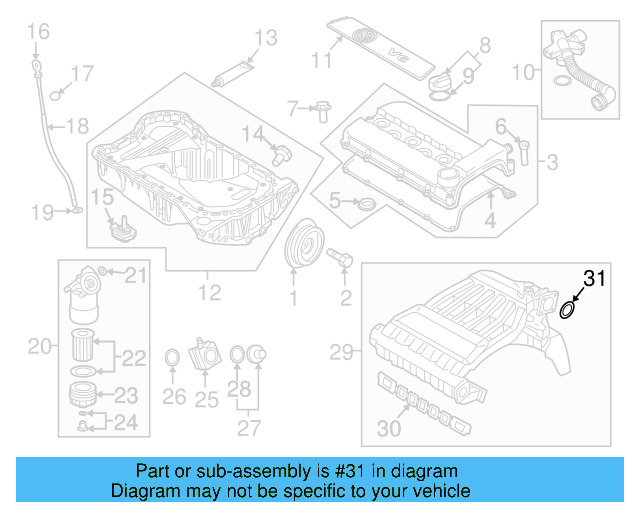 Fuel Injection Throttle Body Mounting Gasket 022-133-237-D - View 6