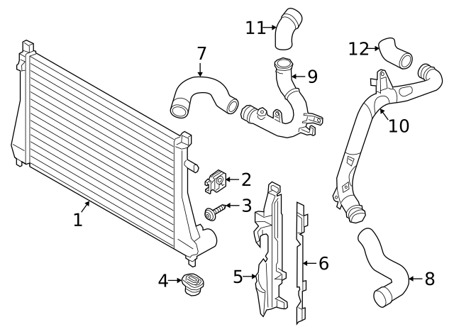 Side Air Baffle Seal Strip 5G0-121-331-J