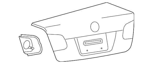 Trunk Lid 1K5-827-025-AP - View 3