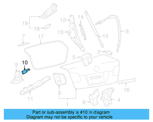 Lock Cylinder Assembly 107-827-469-FF - View 15