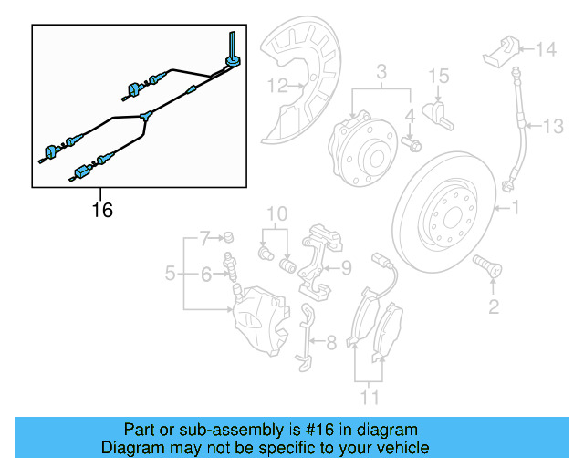 ABS Sensor Wire 3C0-927-903-L - View 19