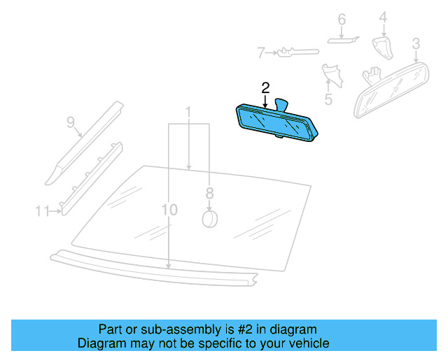 Mirror Inside 3C0-857-511-J-9B9 - View 28