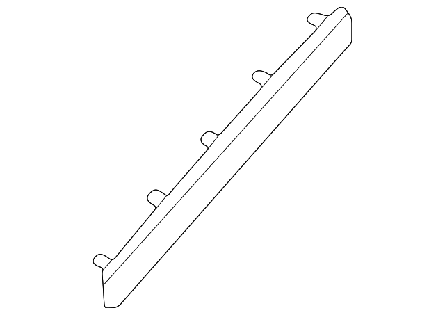 Reveal Molding Retainer Strip 3B0-854-541-A-B41