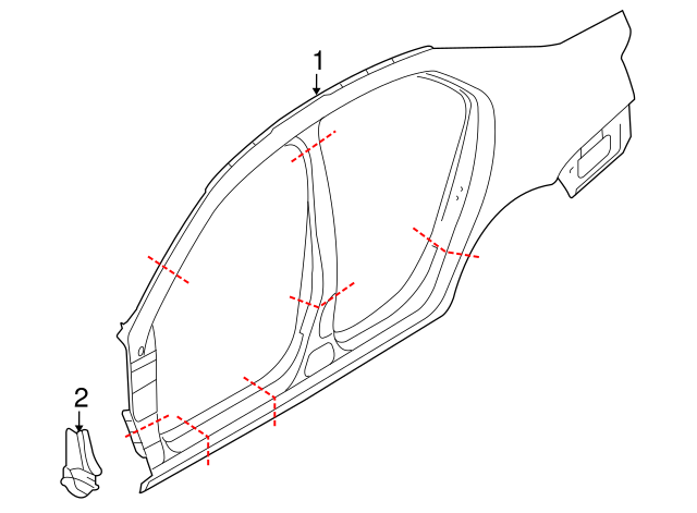 Uniside Panel 1K9-809-606 - View 9