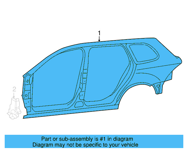 Uniside Panel 1K9-809-606 - View 2
