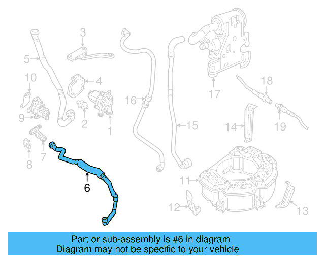 Breather Tube 5C0-201-160-A - View 14