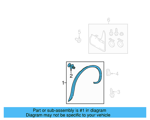 Wheel Opening Molding 7P6-854-820-B-9B9 - View 6