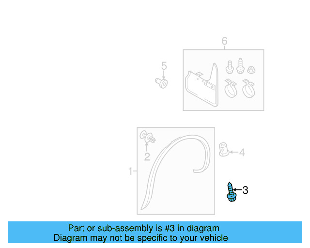 Side Cover Clip 1K0-867-388-A - View 45
