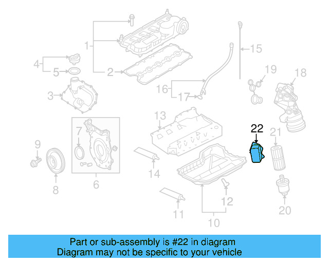 Engine Oil Cooler 07K-117-021-C - View 17