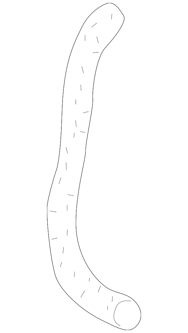 Lower Hose 8D0-121-055-T - View 3