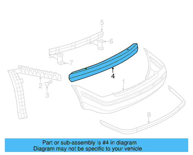 Impact Bar 3B0-807-311-A - View 12